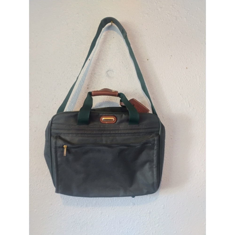 Vintage & Rare 90's Jaguar Travel Shoulder Bag Navy Blue Size Medium